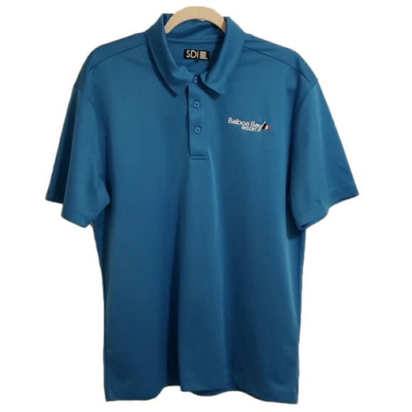Mens Balboa Bay Resort Polo short sleeve medium - Picture 1 of 4